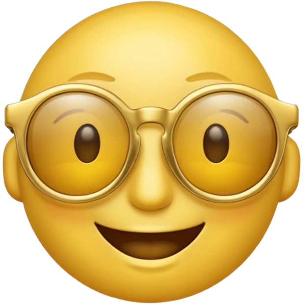 Generar emoji pero con los lentes de color doado emoji