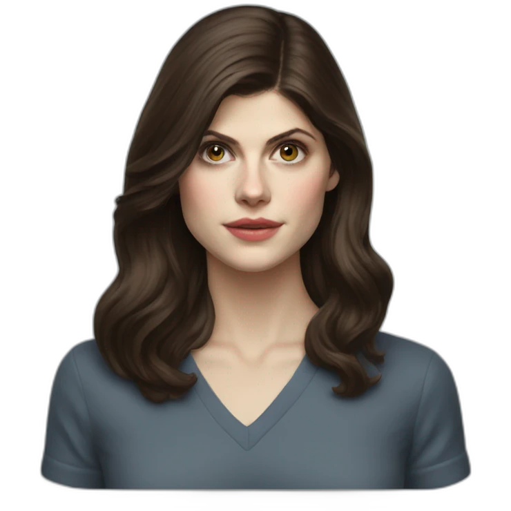 Alexandra Daddario emoji