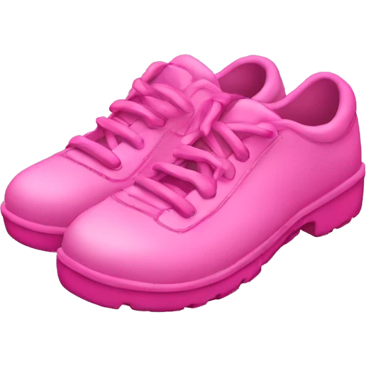 pink shoes emoji