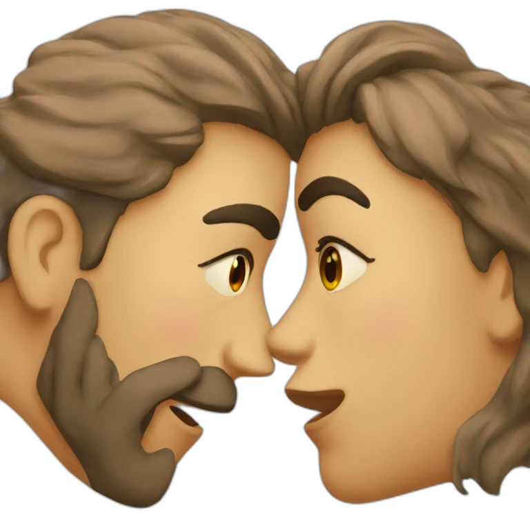 Kissing emoji