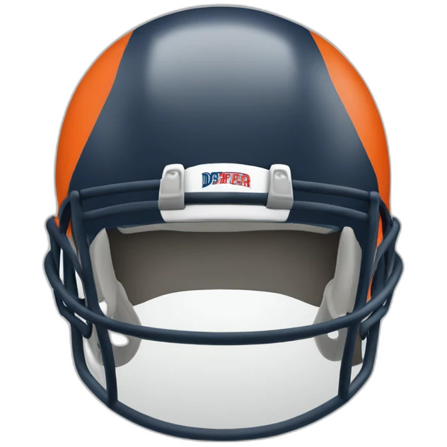 Denver donkey football helmet emoji