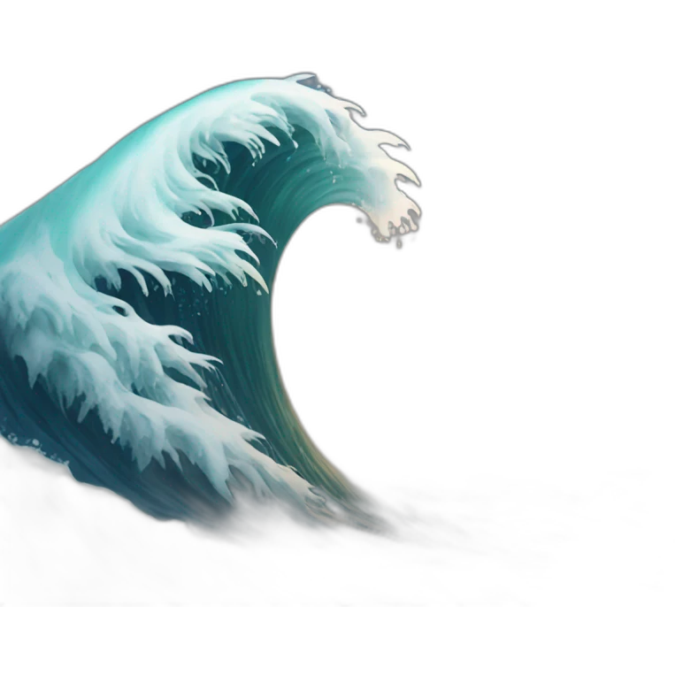 Sea wave emoji