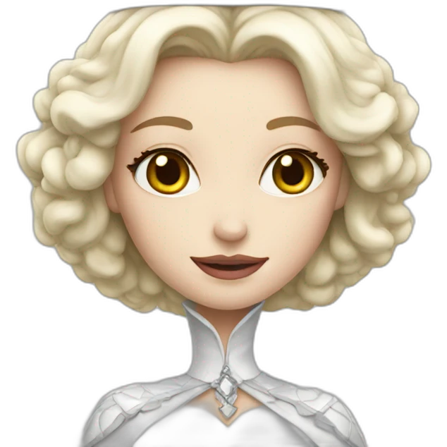 white queen emoji