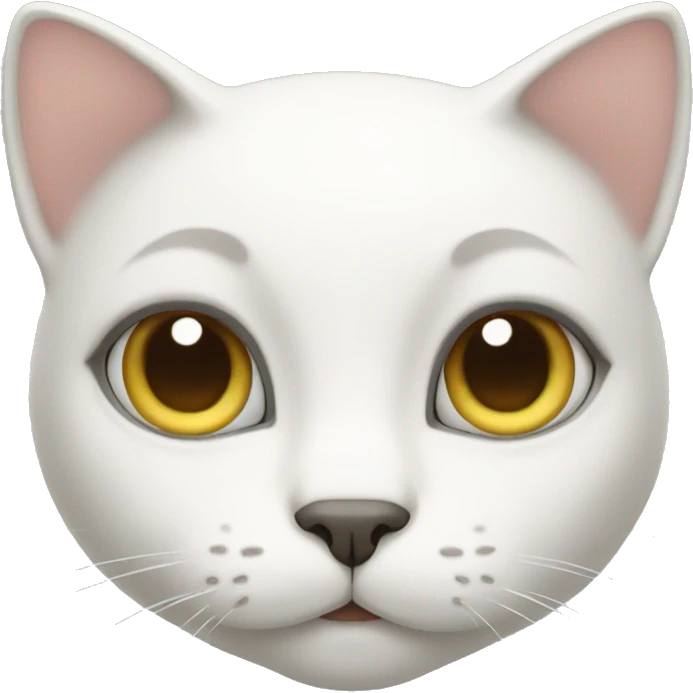 White cat emoji