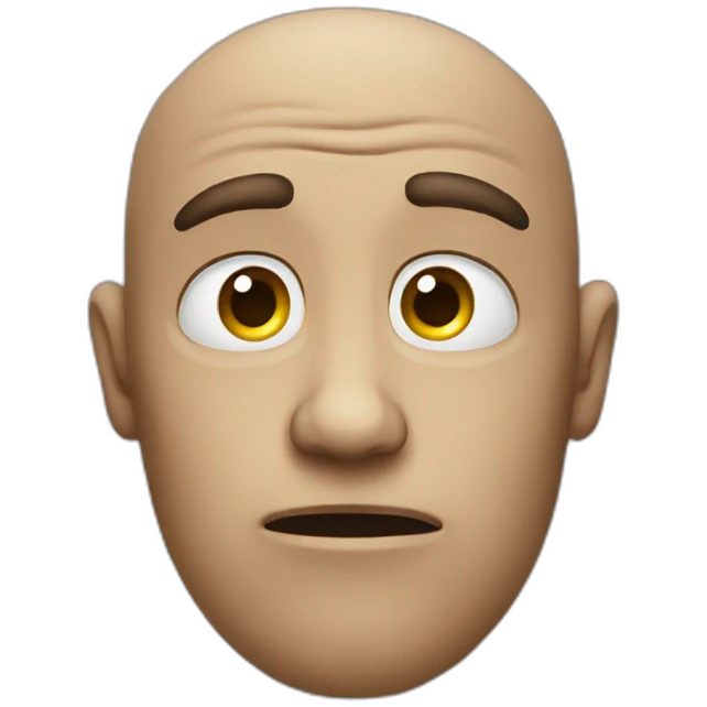 unsettling human emoji
