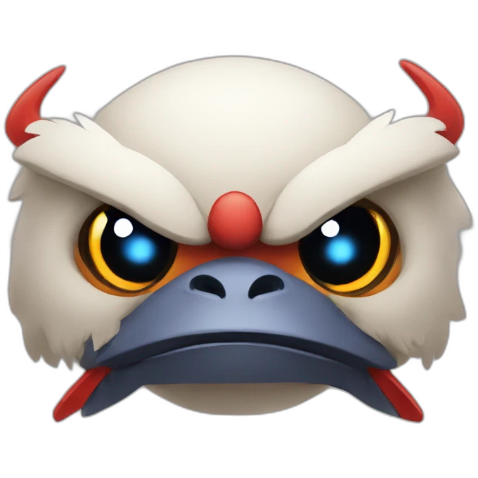 cute tengu face emoji