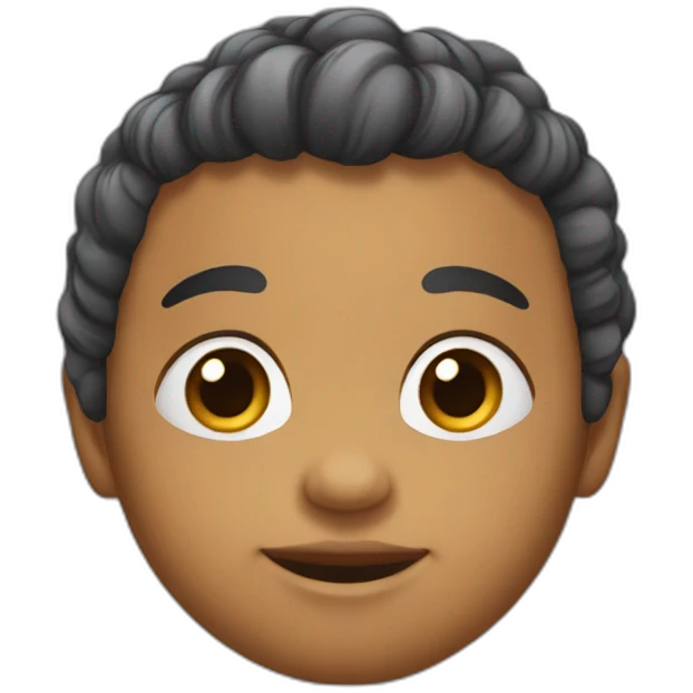 Bébé avec beaucoup de cheveux emoji