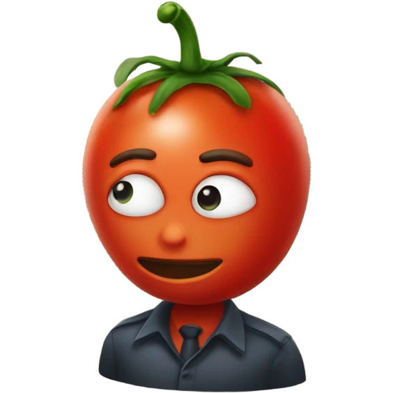 Tomato spy emoji