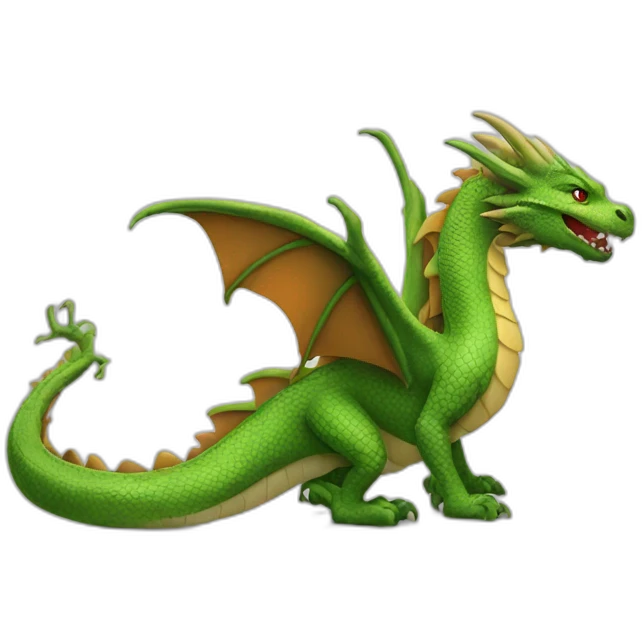 Dragon très réaliste emoji