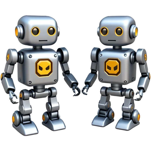 miniature nanobot robots, nanotechnology emoji