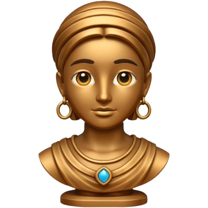 You are creating 4 in one image, make ONE bronze one  emoji