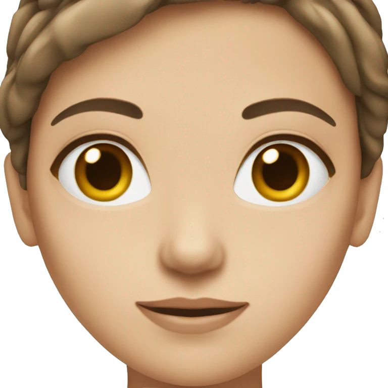 brunette white girl emoji