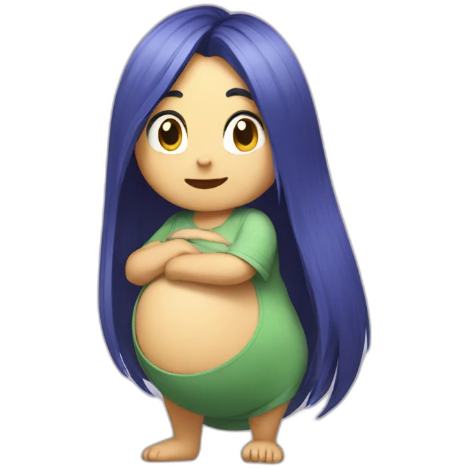 Pregnant-sonic emoji