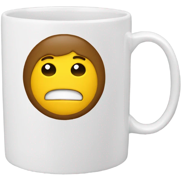 coffee mug yellow emoji