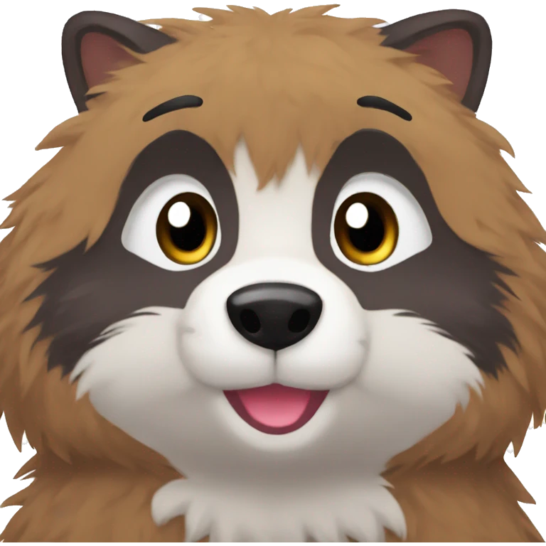 Snuffy Anime Raccoon Vtuber emoji