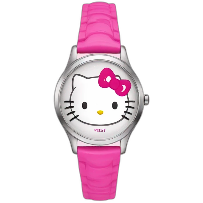 Hello kitty Watch  emoji