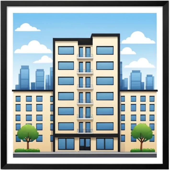 flat apartment emoji