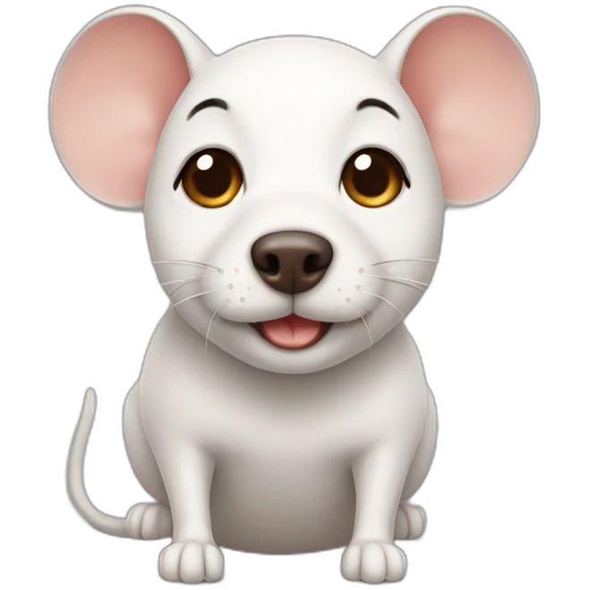 MOUSE WITH A DOG'S BODY emoji