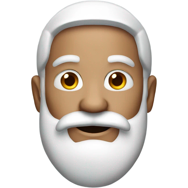 Santa with gray goatee emoji