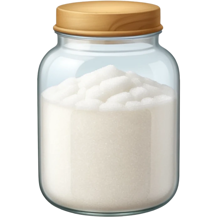 Jar of white sugar emoji