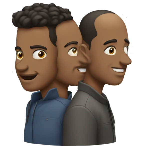 Three head in town emoji