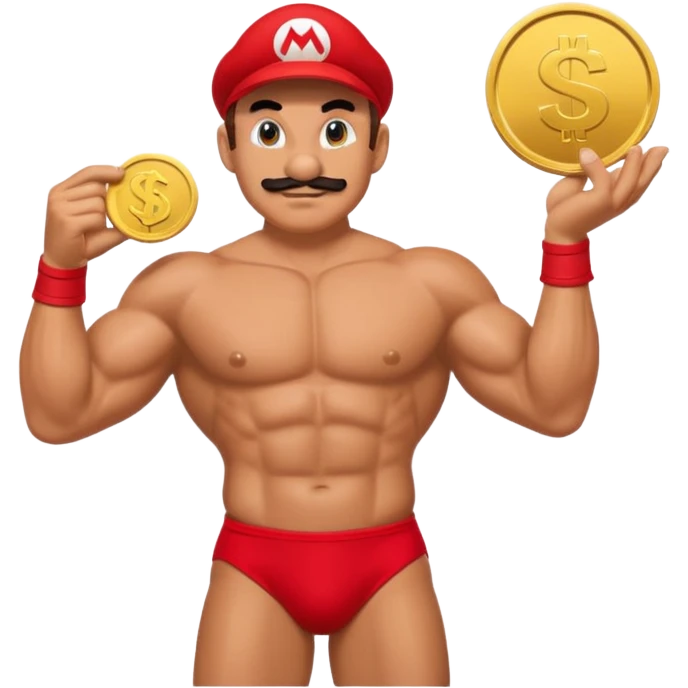 Mario en slip emoji