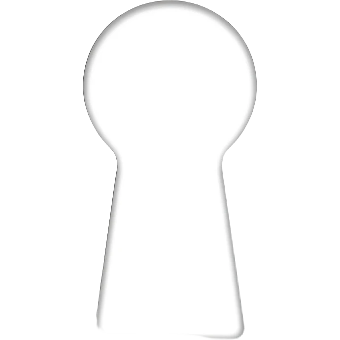 iPad black key hole lock screen icon dark metallic with thin stripes emoji