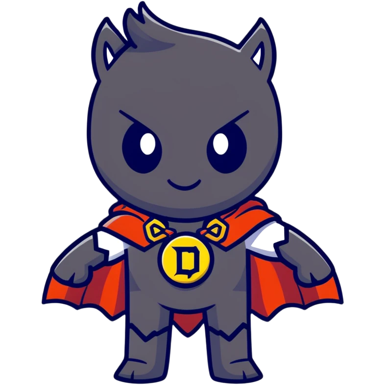 Discord logo mascot wearing a hero cape emoji