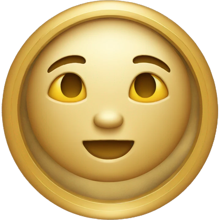 Golden circle emoji