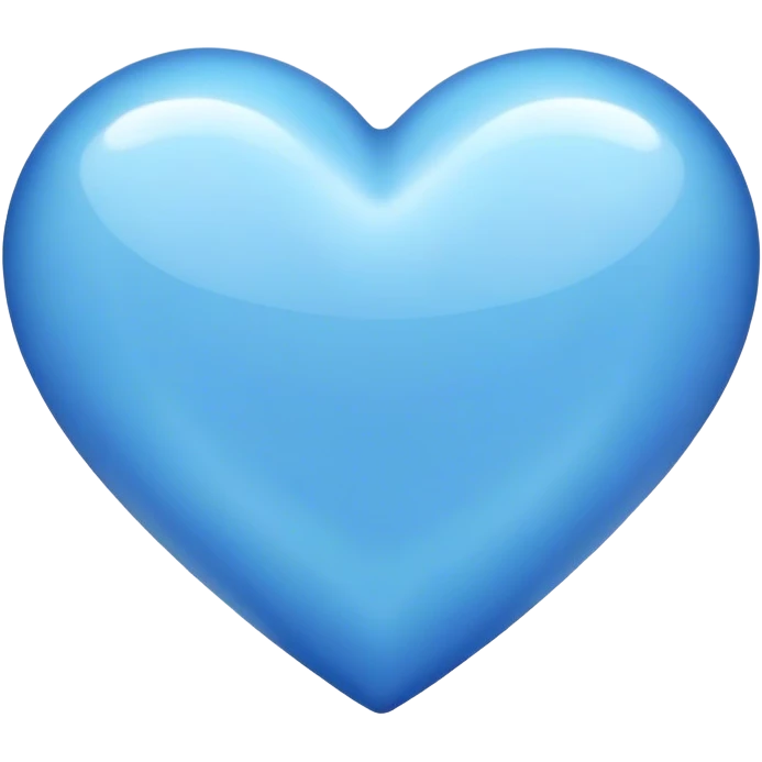 Blue heart emoji
