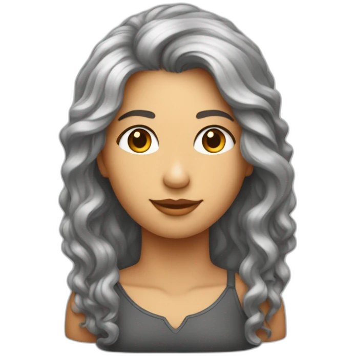 La main d'une femme dans les cheveux d'un homme emoji
