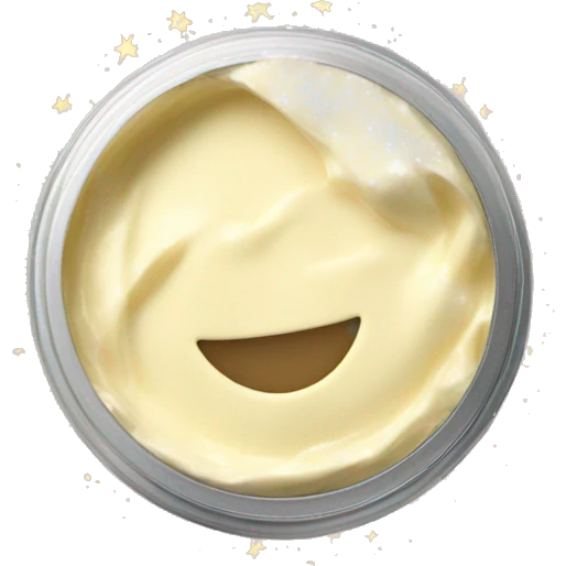 Sparkly body butter emoji