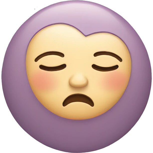 Face with zzz sleep and heart emoji
