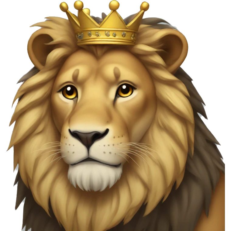 lion with a crown emoji