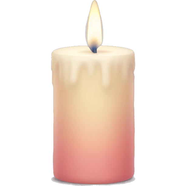 Aesthetic candle  emoji