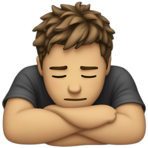 Sad hugging emoji emoji