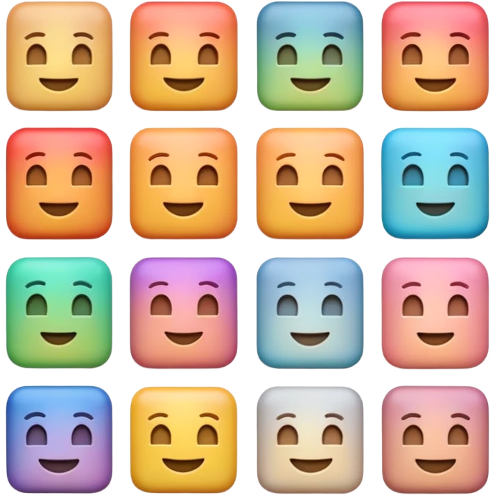 Premium travel moodboard emoji, Apple-style 3D emoji, pastel gradients, minimal travel symbols, calm aesthetic, soft shadows, high-detail, square app icon. emoji