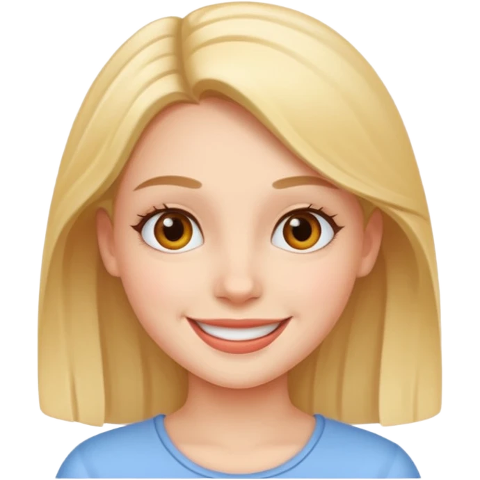 The girl very pretty  emoji
