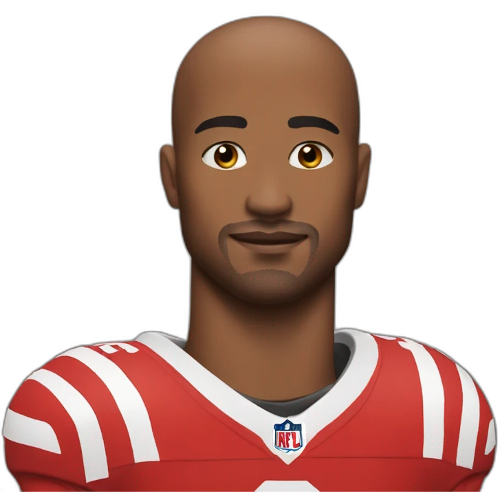 Jimmy Briand with a red football jersey emoji