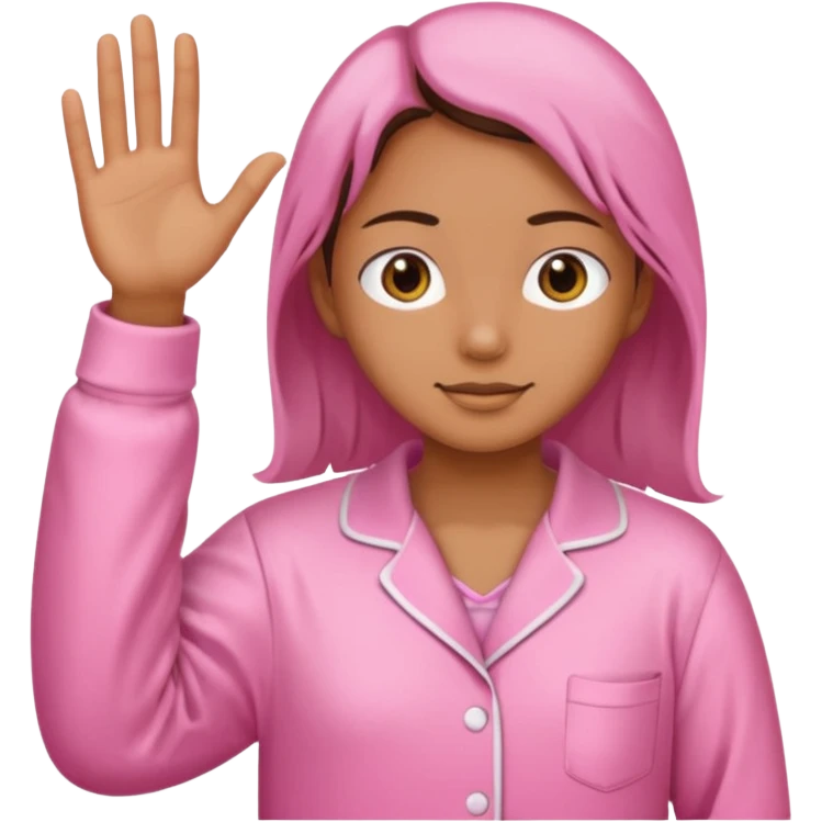 pink pijama emoji