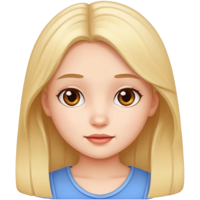 یه دختر ناز و ملوس emoji
