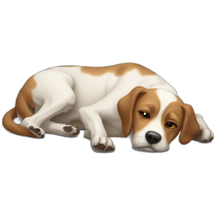 dying dog emoji