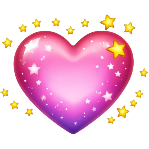 Heart with stars  emoji