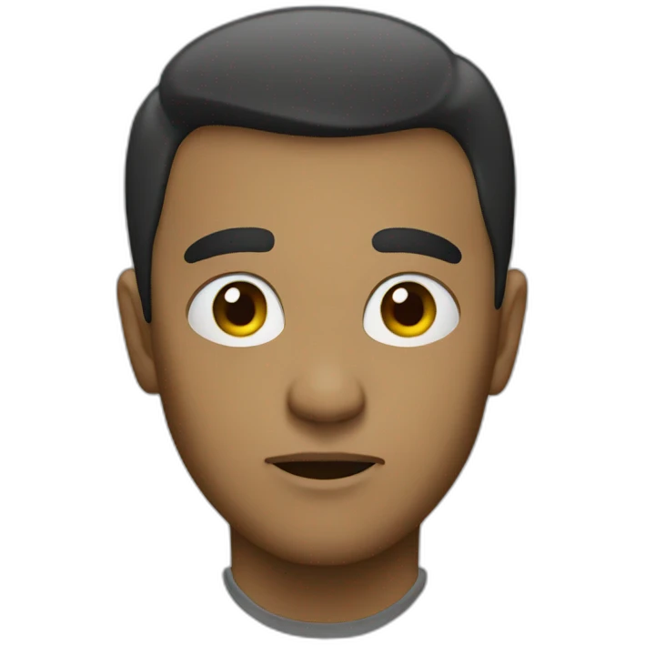 With a more serious air emoji
