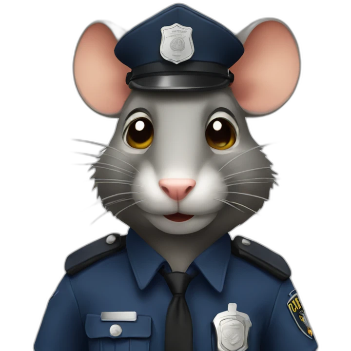 police rat emoji