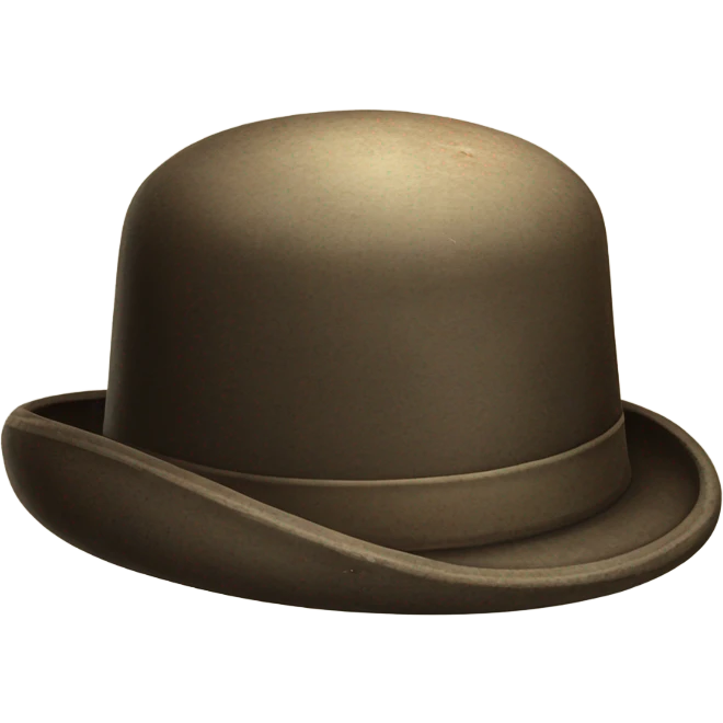 The old bowler hat emoji