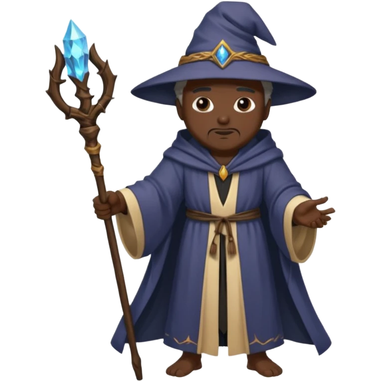Black wizard emoji