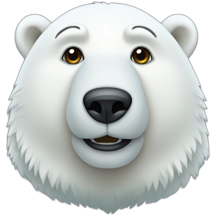 Polar bear emoji