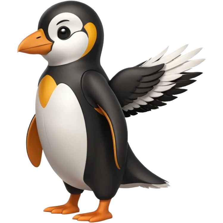 penguen yarışçı emoji