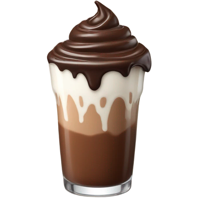 Chocolate milk emoji